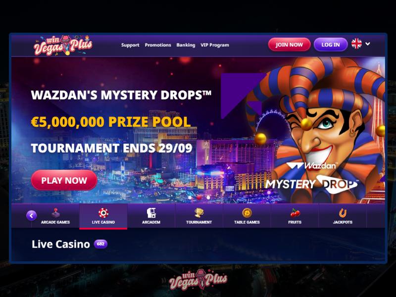 Bonus di benvenuto di Vegas Plus Casino