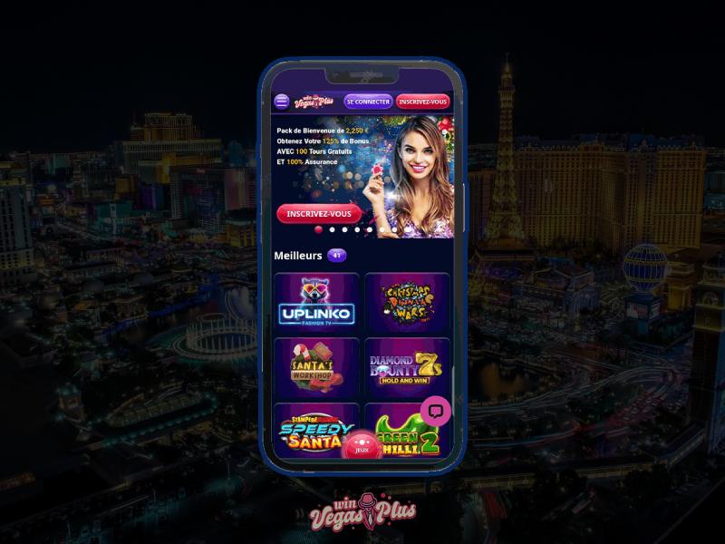 Utilice la versión móvil de Vegas Plus ahora mismo